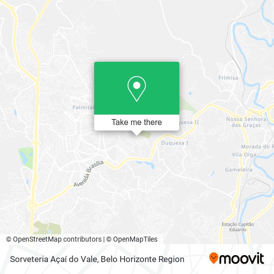 Sorveteria Açaí do Vale map