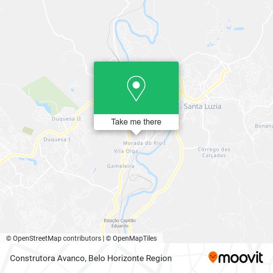 Construtora Avanco map