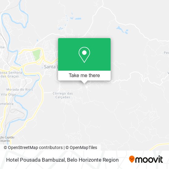 Hotel Pousada Bambuzal map