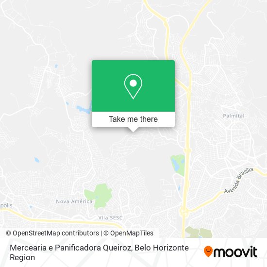Mercearia e Panificadora Queiroz map
