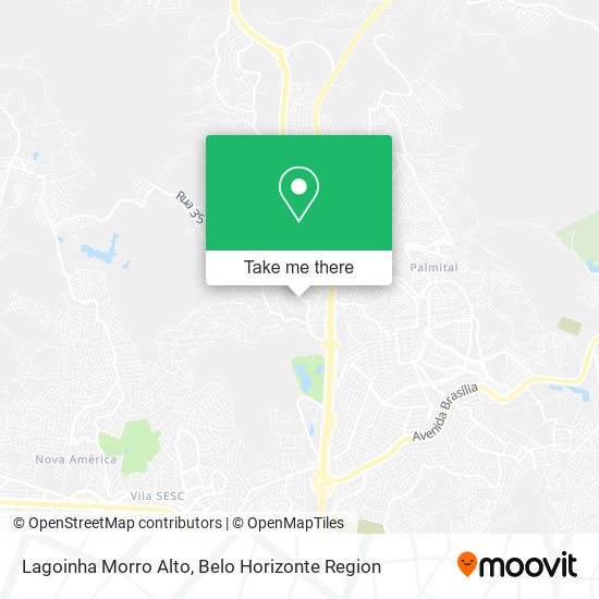 Lagoinha Morro Alto map