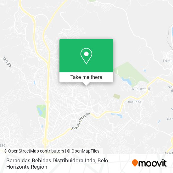 Barao das Bebidas Distribuidora Ltda map