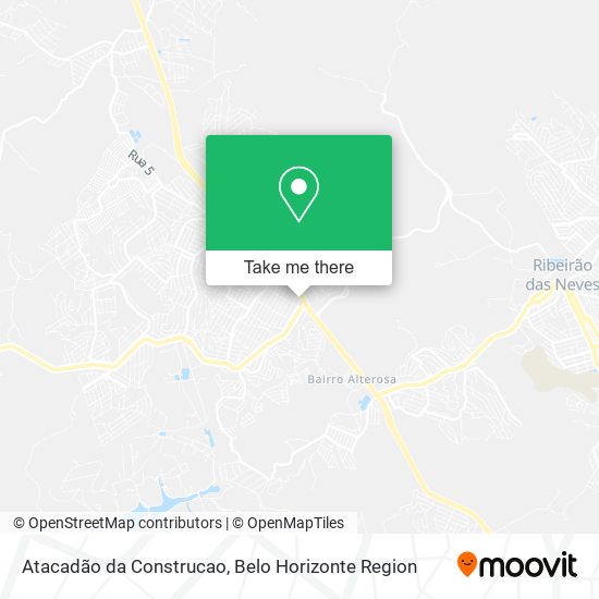 Atacadão da Construcao map