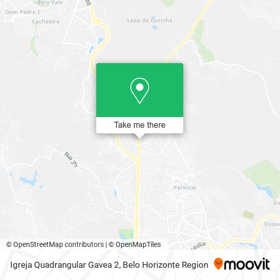 Igreja Quadrangular Gavea 2 map