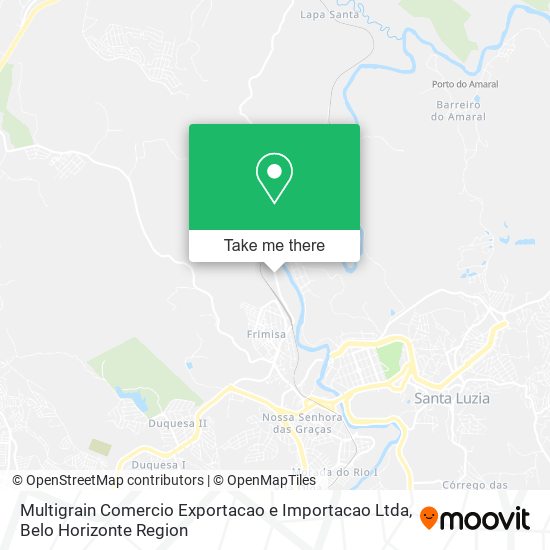 Multigrain Comercio Exportacao e Importacao Ltda map
