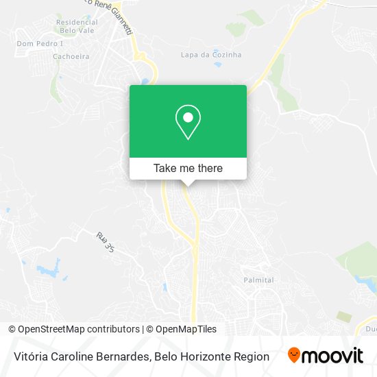 Vitória Caroline Bernardes map