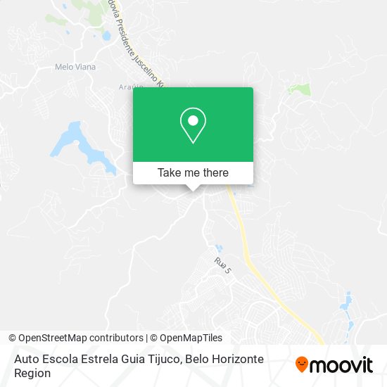 Auto Escola Estrela Guia Tijuco map