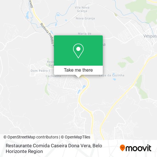 Restaurante Comida Caseira Dona Vera map