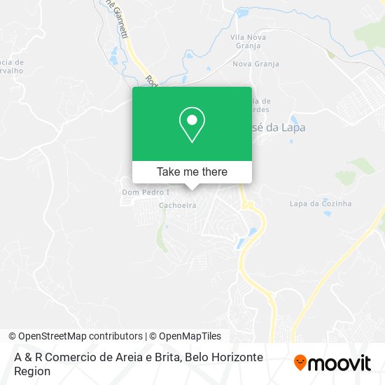 A & R Comercio de Areia e Brita map