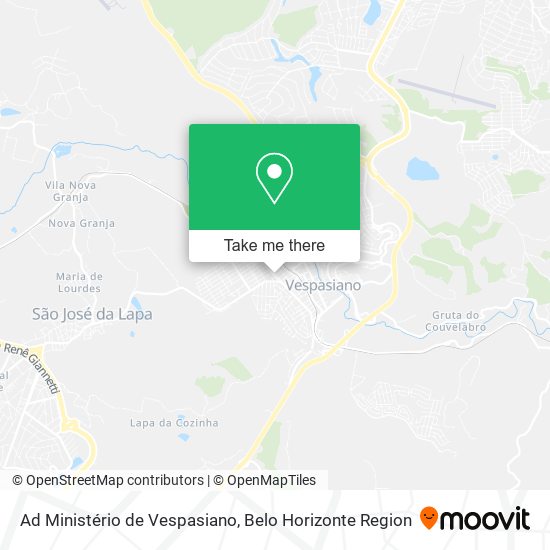Ad Ministério de Vespasiano map