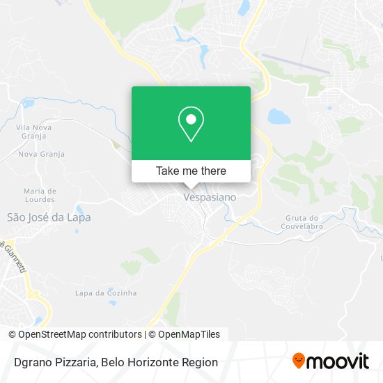 Dgrano Pizzaria map