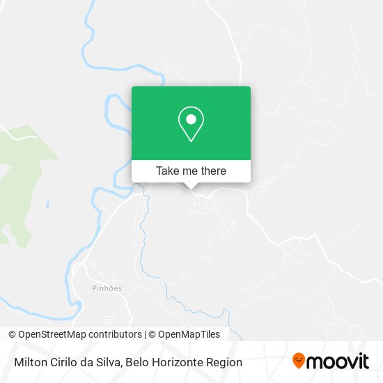 Milton Cirilo da Silva map