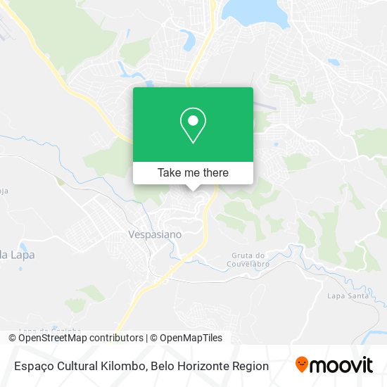 Espaço Cultural Kilombo map