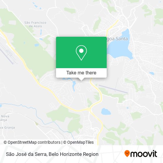 São José da Serra map