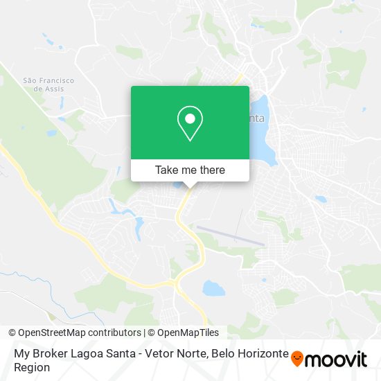My Broker Lagoa Santa - Vetor Norte map