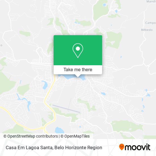 Casa Em Lagoa Santa map