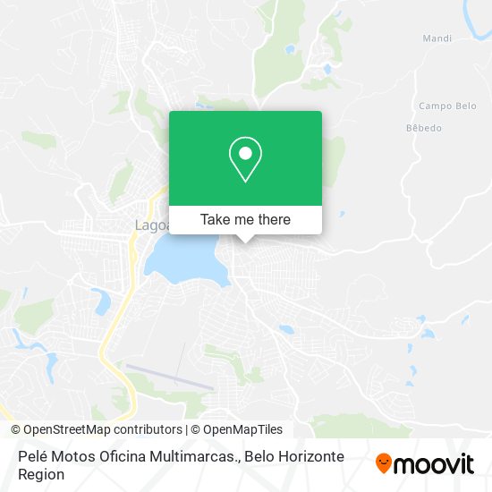 Pelé Motos Oficina Multimarcas. map