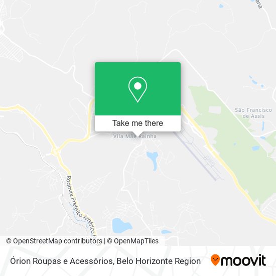 Órion Roupas e Acessórios map