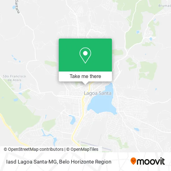 Iasd Lagoa Santa-MG map