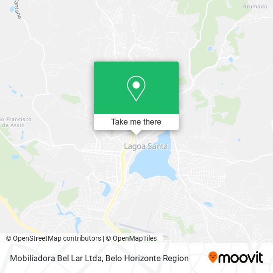 Mapa Mobiliadora Bel Lar Ltda