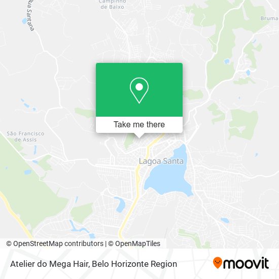 Atelier do Mega Hair map