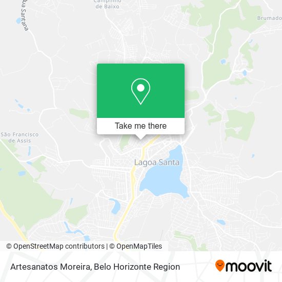 Artesanatos Moreira map