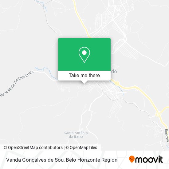 Vanda Gonçalves de Sou map