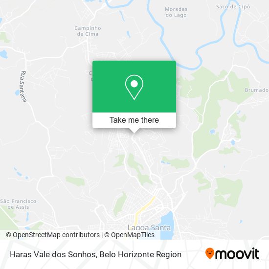 Haras Vale dos Sonhos map