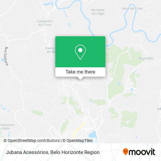 Jubana Acessórios map