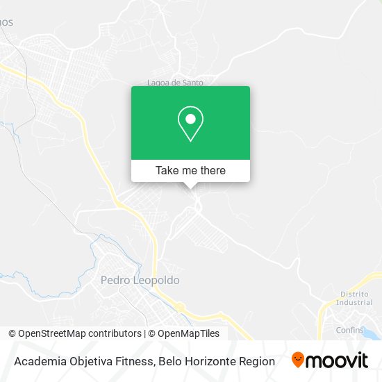 Mapa Academia Objetiva Fitness