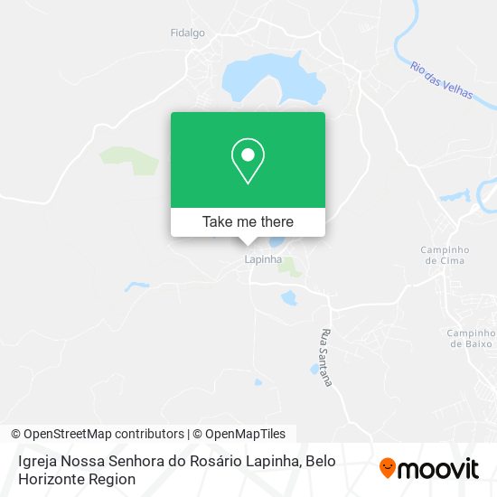 Igreja Nossa Senhora do Rosário Lapinha map