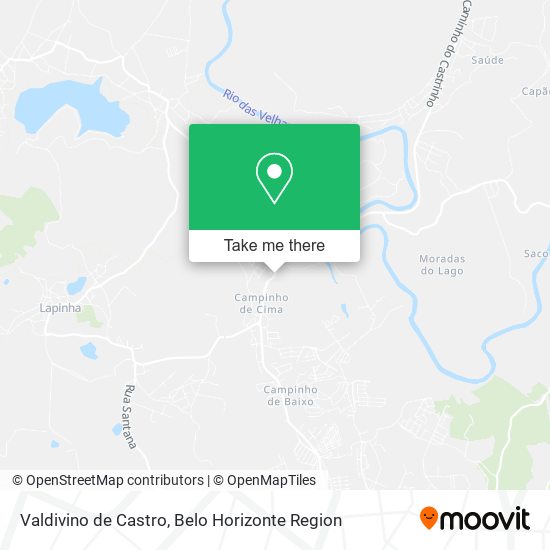 Valdivino de Castro map
