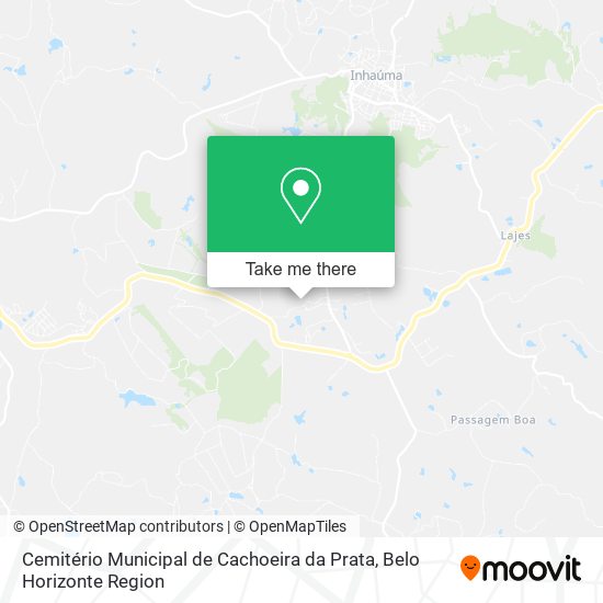 Cemitério Municipal de Cachoeira da Prata map