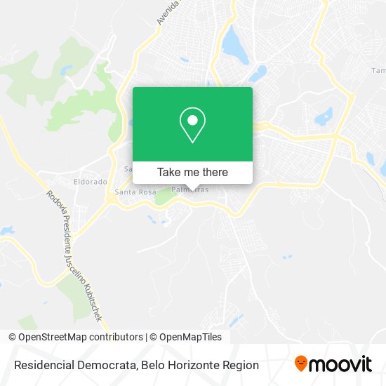 Residencial Democrata map