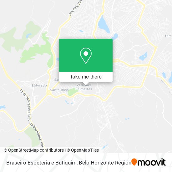 Braseiro Espeteria e Butiquim map