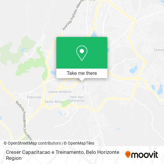 Creser Capacitacao e Treinamento map