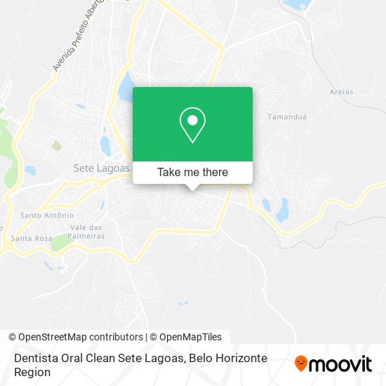 Dentista Oral Clean Sete Lagoas map