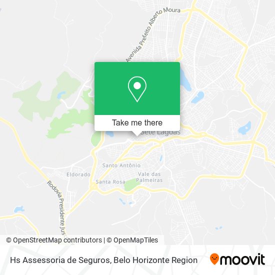 Hs Assessoria de Seguros map