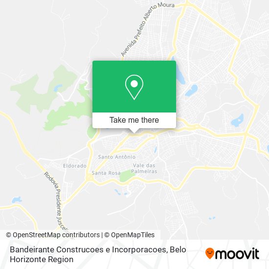 Bandeirante Construcoes e Incorporacoes map