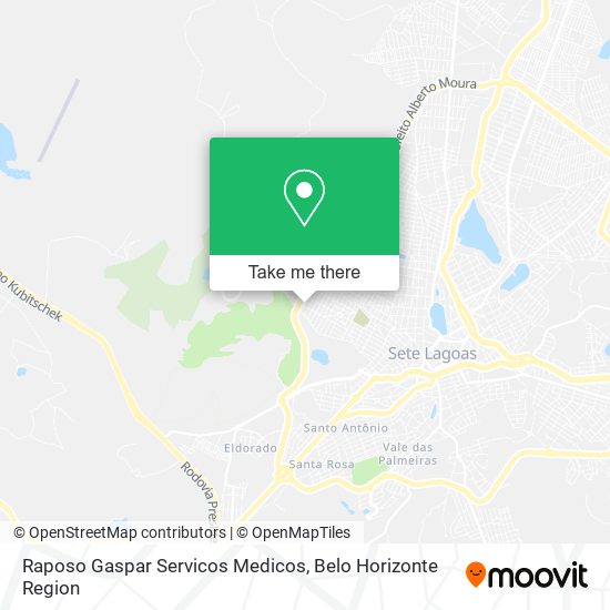 Raposo Gaspar Servicos Medicos map