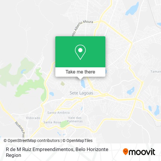 R de M Ruiz Empreendimentos map