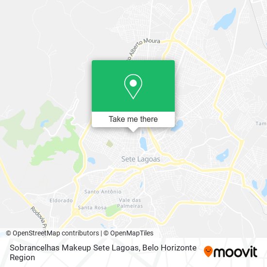 Sobrancelhas Makeup Sete Lagoas map