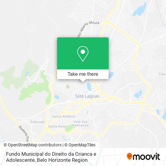 Fundo Municipal do Direito da Crianca e Adolescente map
