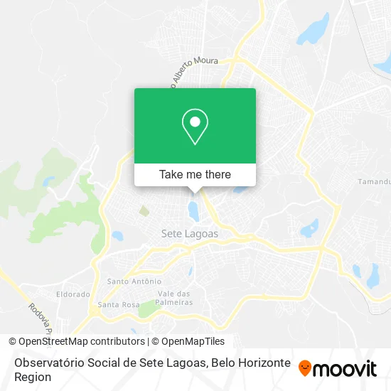 Observatório Social de Sete Lagoas map