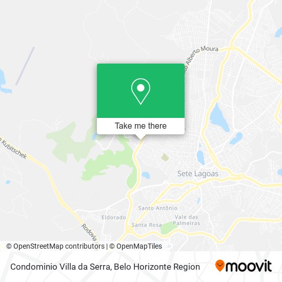 Condominio Villa da Serra map