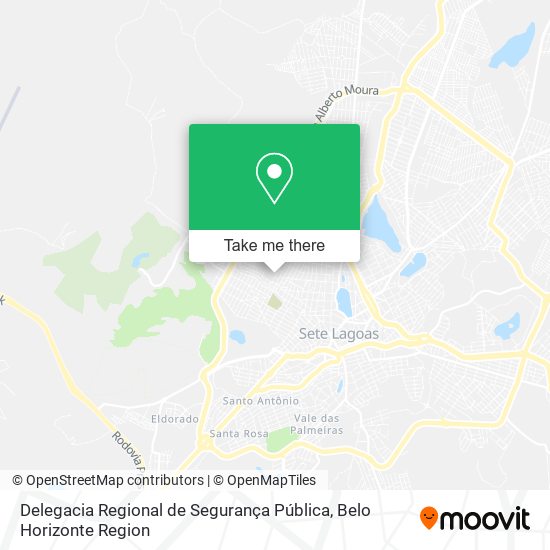 Delegacia Regional de Segurança Pública map