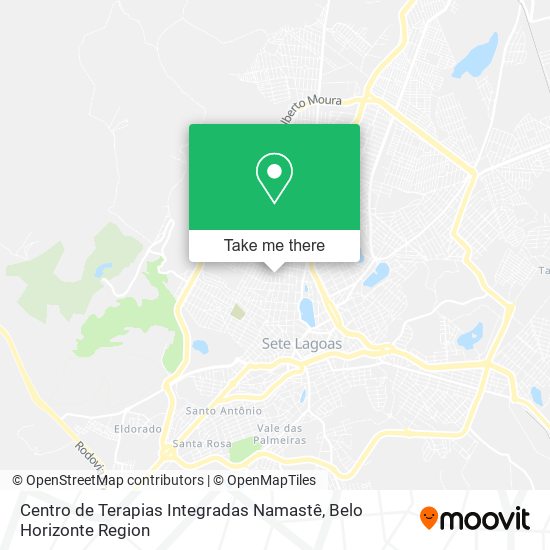Centro de Terapias Integradas Namastê map