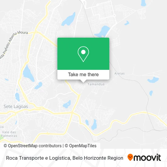 Roca Transporte e Logistica map