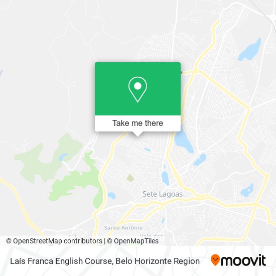Laís Franca English Course map