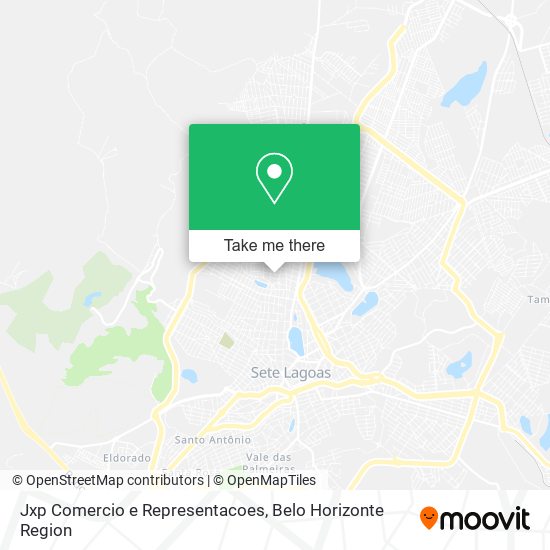Jxp Comercio e Representacoes map